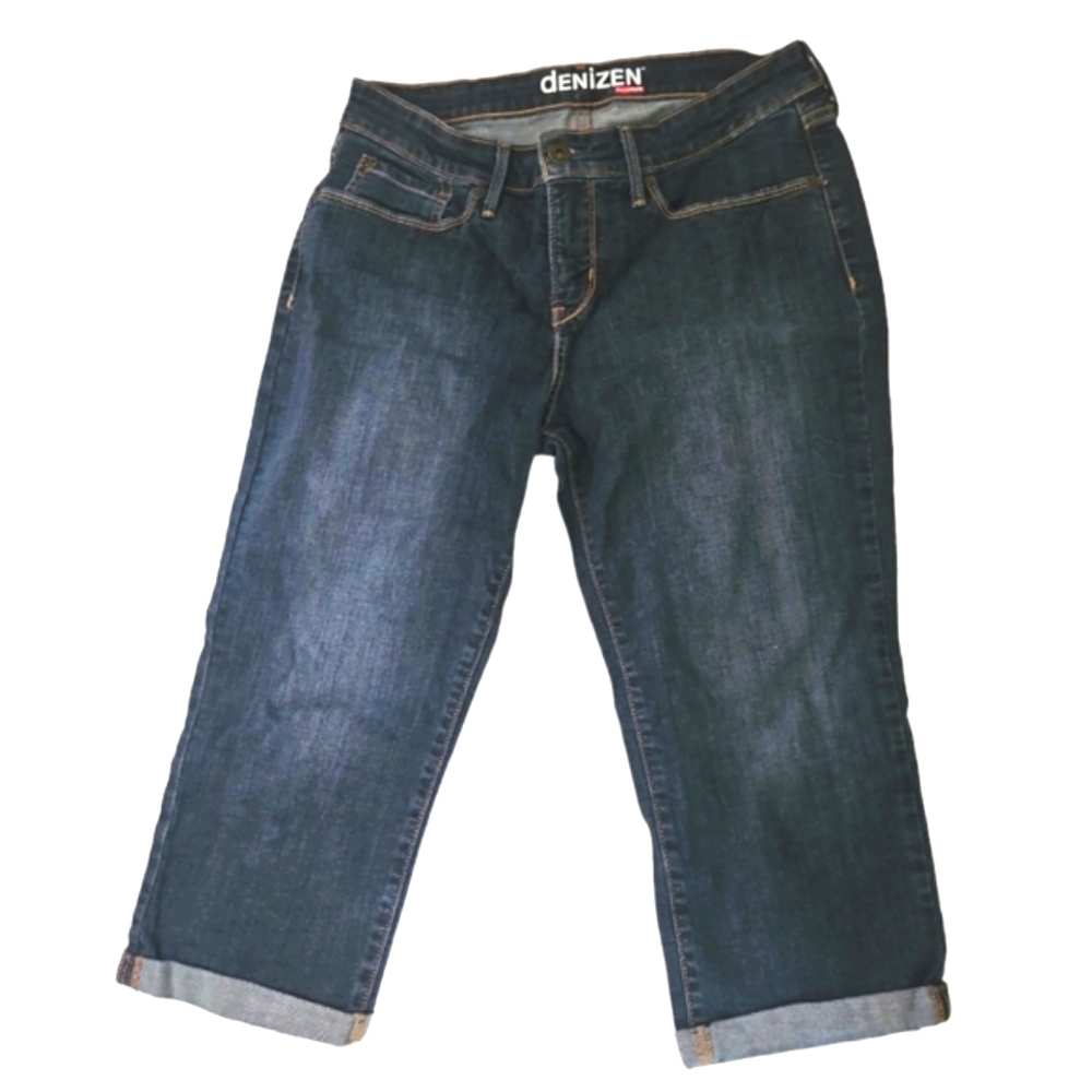 Denizen by Levi's denim jeans medium to dark wash size 12 slight stretch